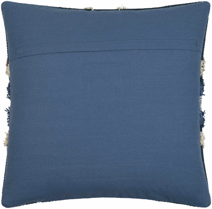 Hauteloom Shepardsville Navy Kilim Geometric Throw Pillow