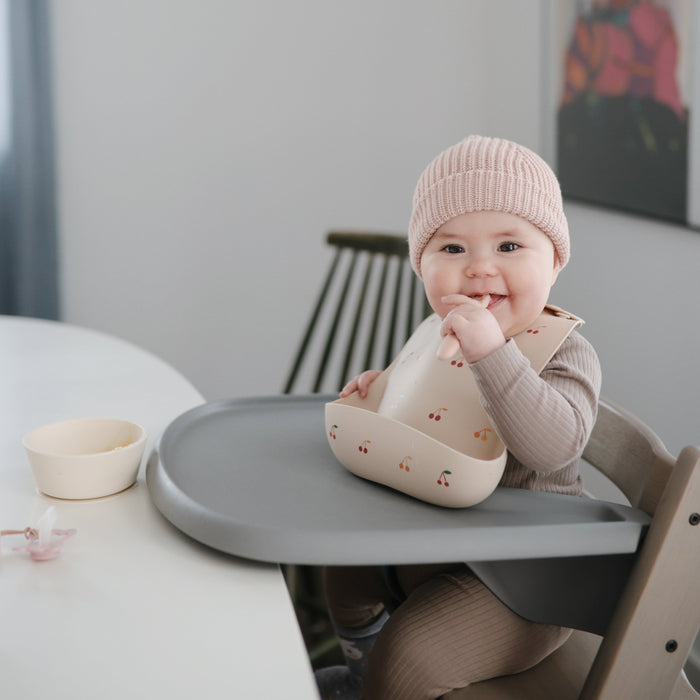 Mushie Silicone Baby Bib