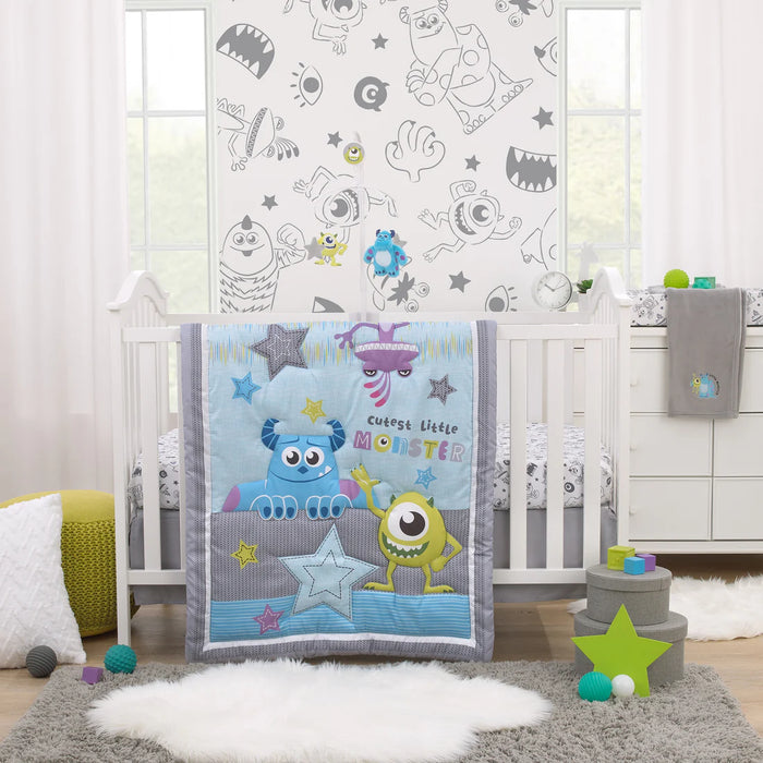 Disney Monsters, Inc. Cutest Little Monster Contoured Changing Pad Cover