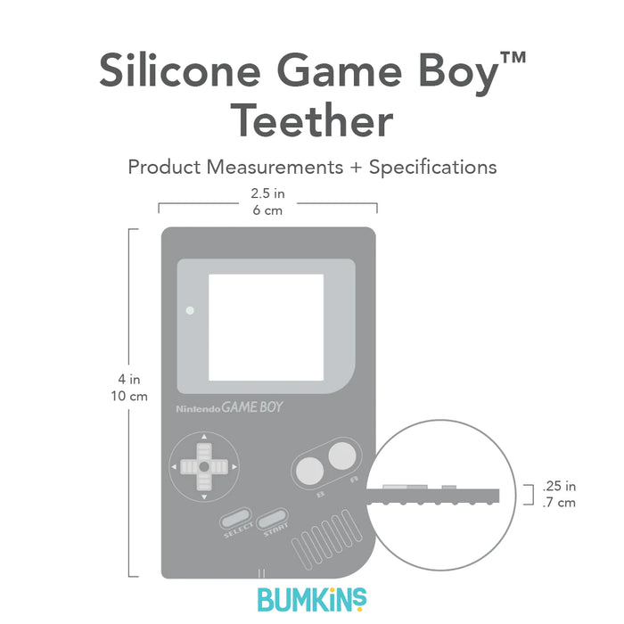 Bumkins Nintendo® Silicone Teether: Game Boy™