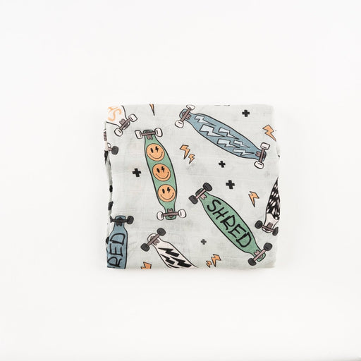 Ellie Sue Skater Kid Muslin Blanket