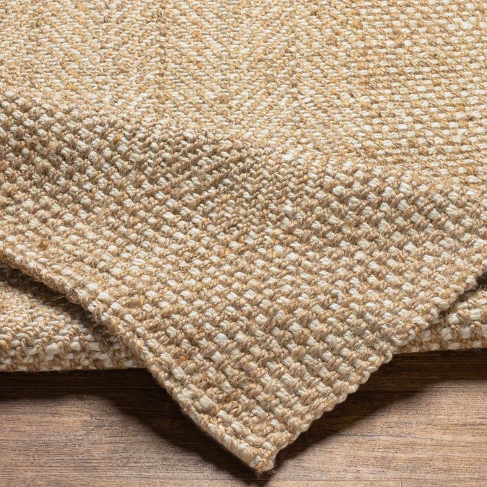 Hauteloom Dinah Natural Textured Jute Rug