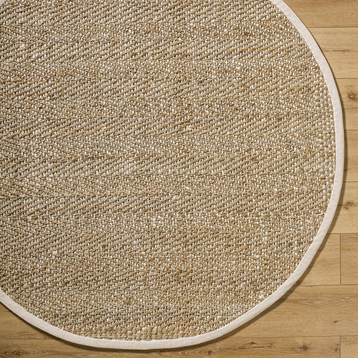 Hauteloom Dinah Natural Textured Jute Rug