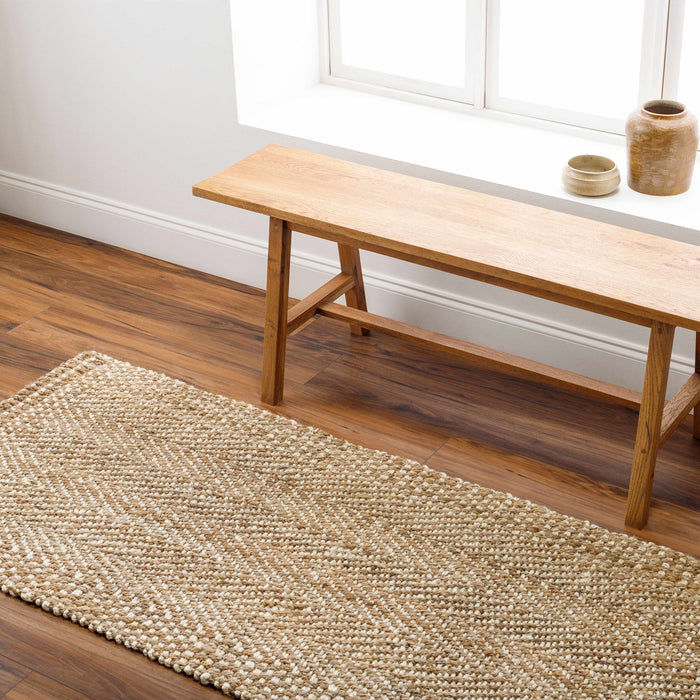 Hauteloom Dinah Natural Textured Jute Rug