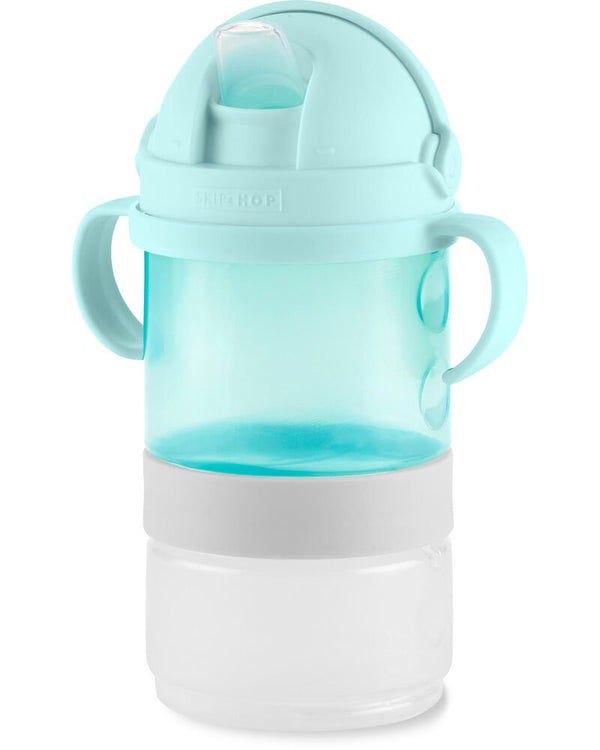 Skip Hop Sip To Snack 2-In-1 Set - Teal/Grey