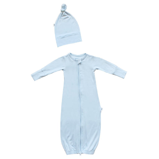 Free Birdees Sky Newborn Gown & Knot Hat Set