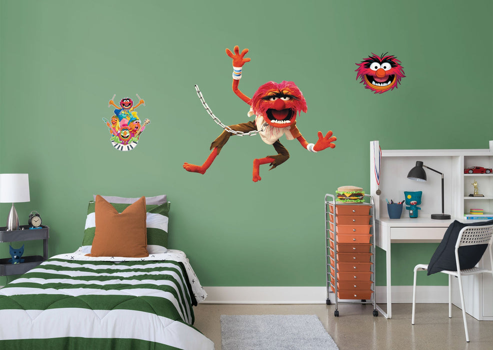 Fathead The Muppets: Animal RealBig - Officially Licensed Disney Removable Wall Adhesive Decal