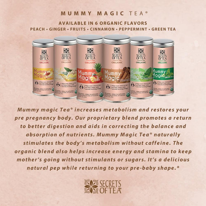 Secrets Of Tea SLIM TEA - Mummy Magic Weight Loss Fruit Tea