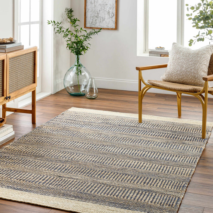 Hauteloom Blue Elle Jute Rug