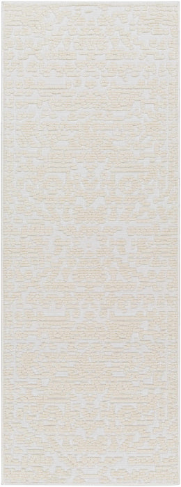 Hauteloom Beren Cream Washable Area Rug