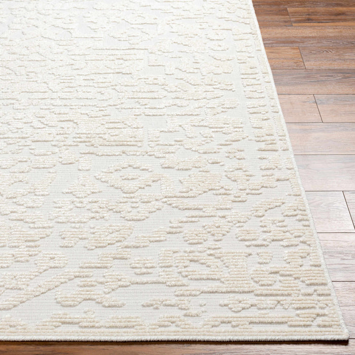 Hauteloom Beren Cream Washable Area Rug