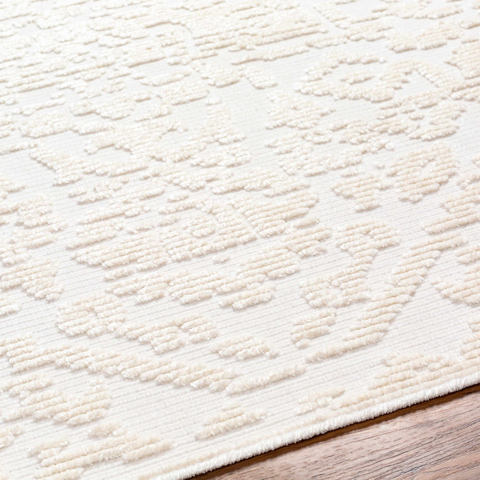 Hauteloom Beren Cream Washable Area Rug