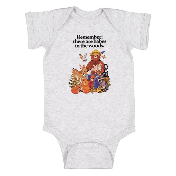 WYR Smokey Bear Babes in the Woods Onesie