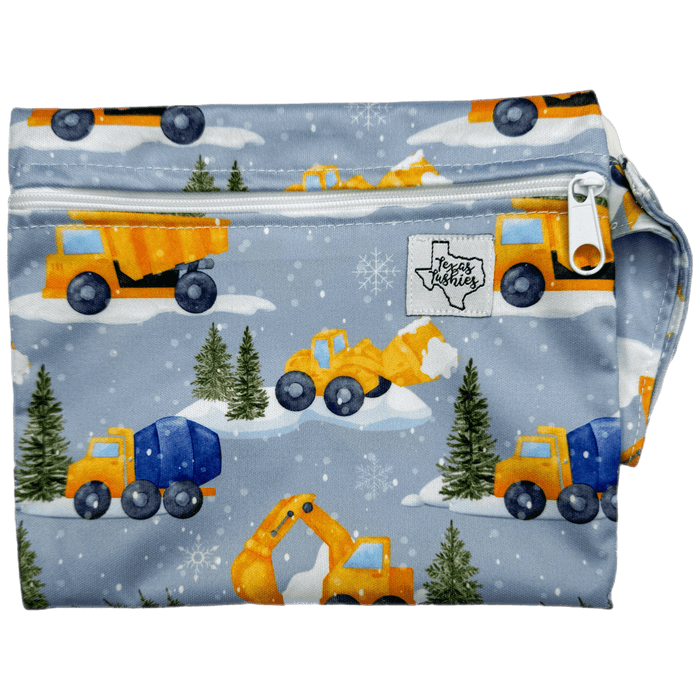 Texas Tushies Snowy Daze - Mini Wet Bag