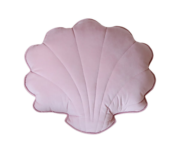 Moi Mili Large Velvet “Soft Pink” Shell Pillow