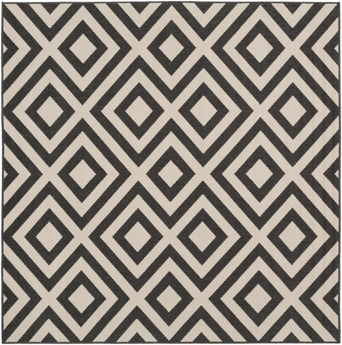 Hauteloom Spilsby Black Trellis Outdoor Rug