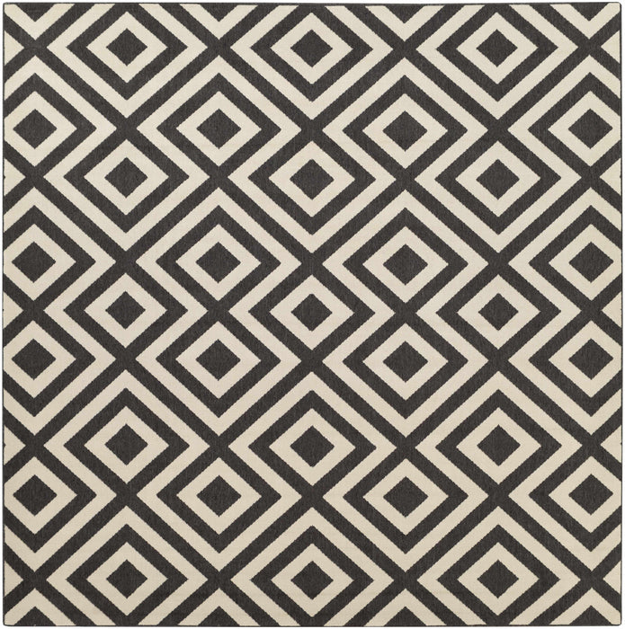 Hauteloom Spilsby Black Trellis Outdoor Rug