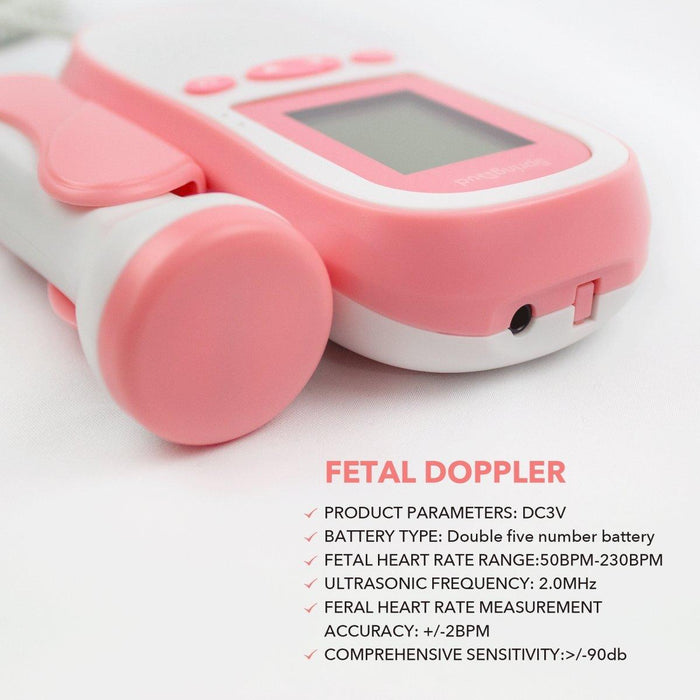 SpringBud FD-500B Fetal Doppler with 60g Ultrasound Gel FDA Cleared