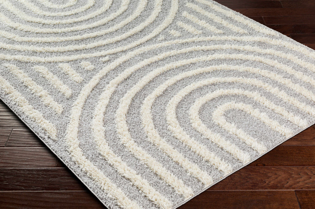 Hauteloom Arnel Gray & Beige Area Rug