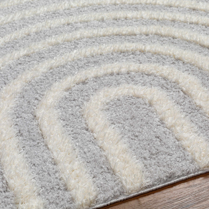 Hauteloom Arnel Gray & Beige Area Rug