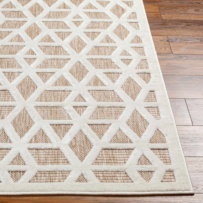 Hauteloom Nuri Tan Outdoor Rug