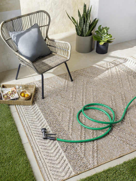 Hauteloom Beige Areli Area Rug