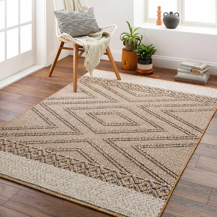 Hauteloom Beige Areli Area Rug