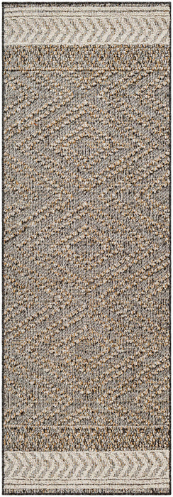 Hauteloom Beige Charcoal Areli Area Rug