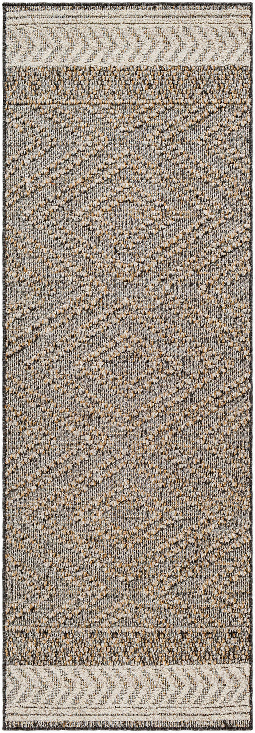 Hauteloom Beige Charcoal Areli Area Rug