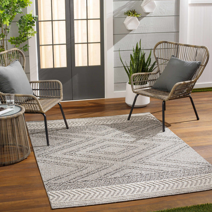 Hauteloom Beige Gray Areli Area Rug