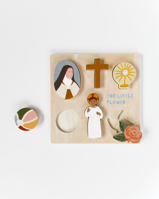 Be A Heart St. Therese of Lisieux Wooden Puzzle