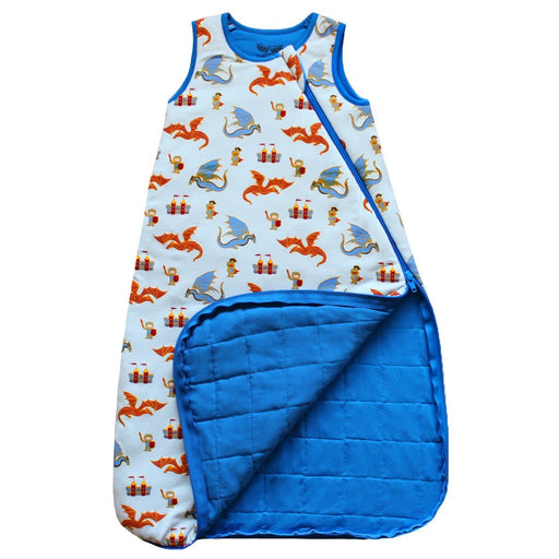 Free Birdees Steel Blue Dragons & Knights Sleep Sack 1.0 Tog