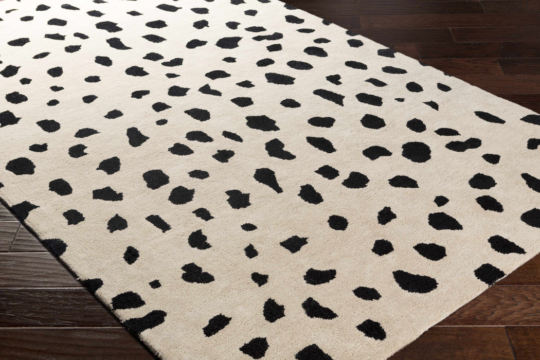 Hauteloom Guiseley Dalmatian Wool Area Rug
