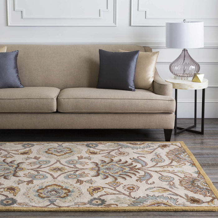 Hauteloom Conesus Hand Tufted Tan 1012 Wool Rug