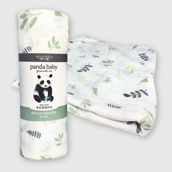 BedVoyage Panda Baby viscose from Bamboo Muslin Swaddle