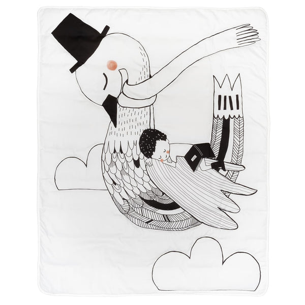 Rookie Humans Swan Toddler Comforter