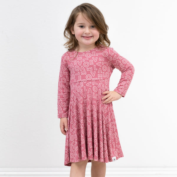 Sweet Bamboo Swirly Girl Dress