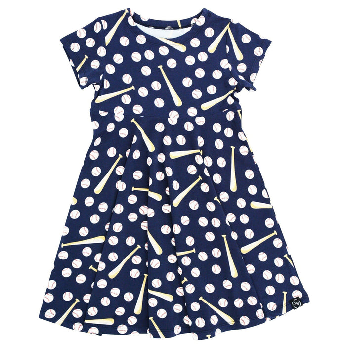 Sweet Bamboo Swirly Girl Short Sleeve Dress