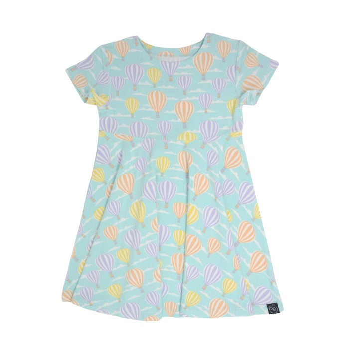 Sweet Bamboo Swirly Girl Short Sleeve Dress