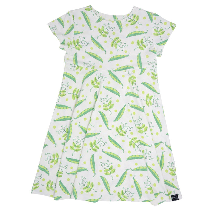 Sweet Bamboo Swirly Girl Short Sleeve Dress