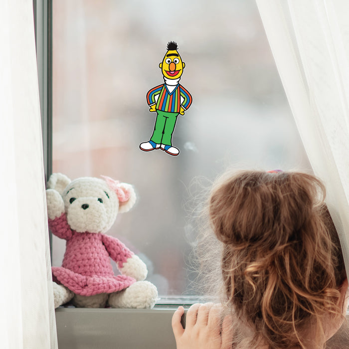 Fathead Bert Window Cling - Officially Licensed Sesame Street Removable Window Static Decal