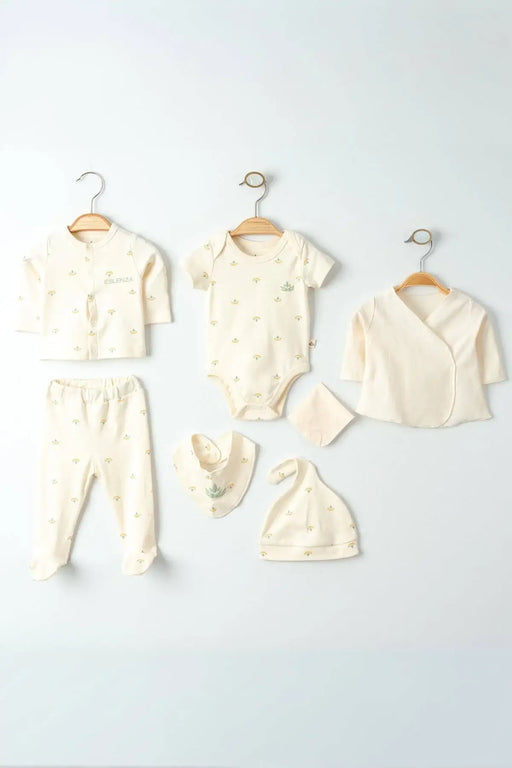 THA Dressing Organic Cotton Newborn Coming Home Set - 7 Pcs