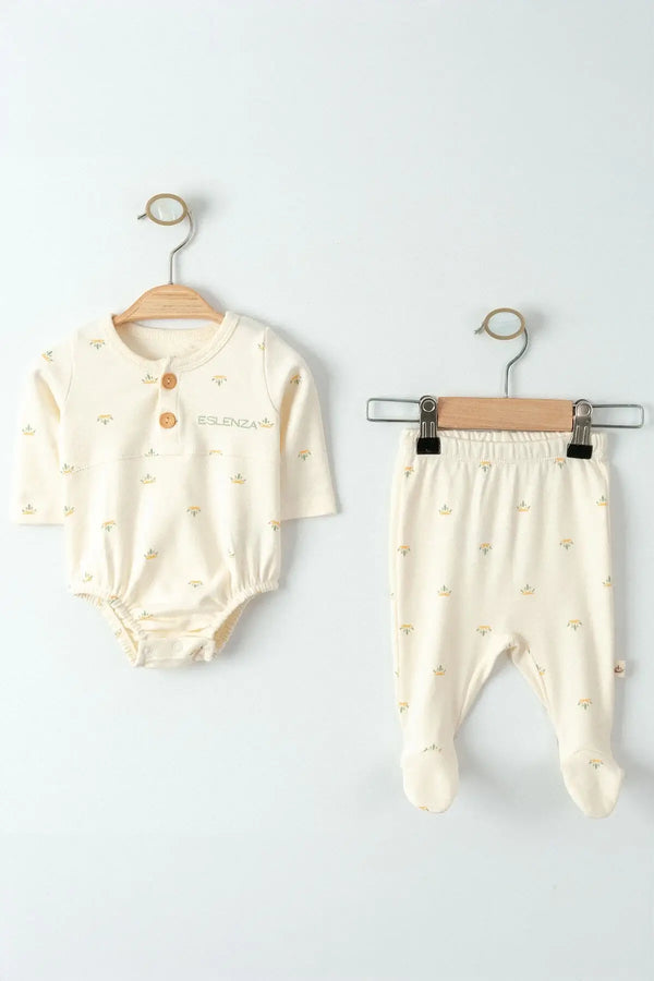 THA Dressing Organic Cotton Bodysuit and Pant Set