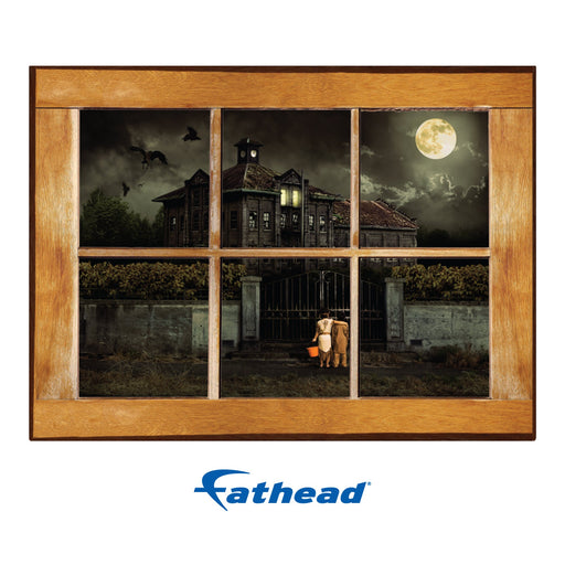 Fathead Halloween: Two Kids Icon Instant Windows - Removable Wall Adhesive Decal