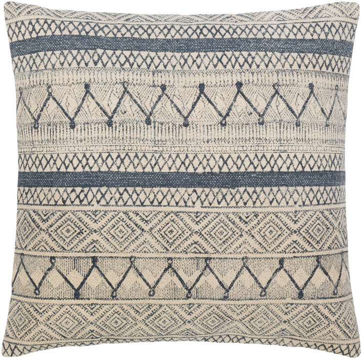 Hauteloom Tariji Monochrome Patterned Throw Pillow