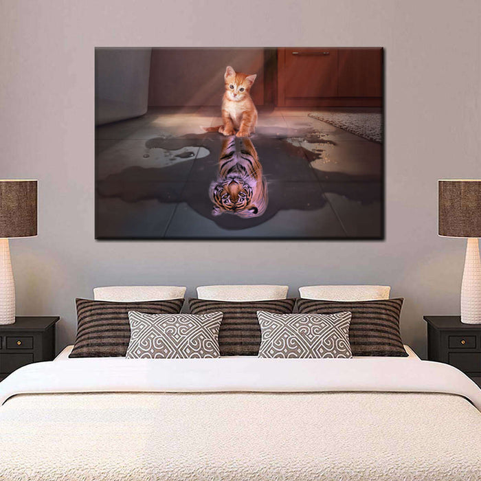 ElephantStock Tiger Kitty Wall Art