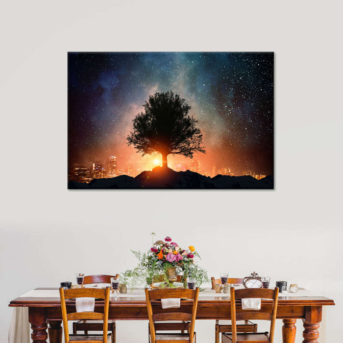 ElephantStock Starry Tree Wall Art