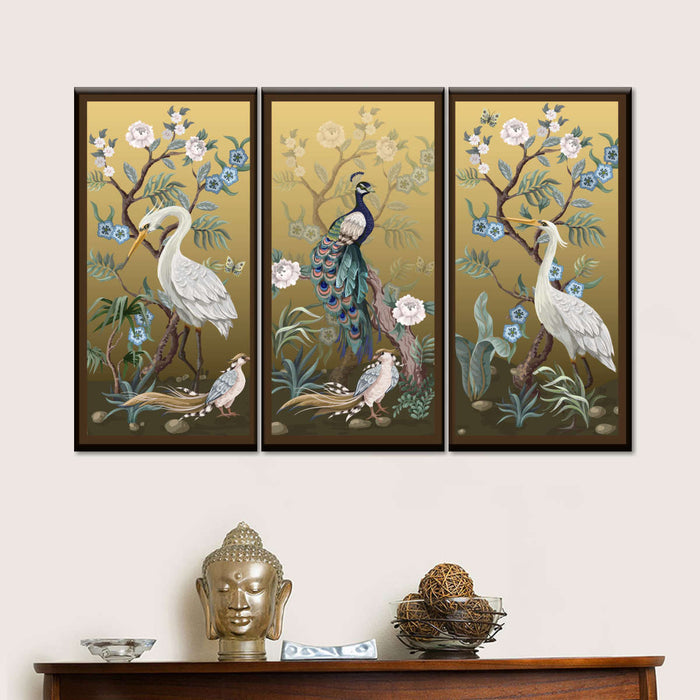 ElephantStock Elegant Birds Wall Art