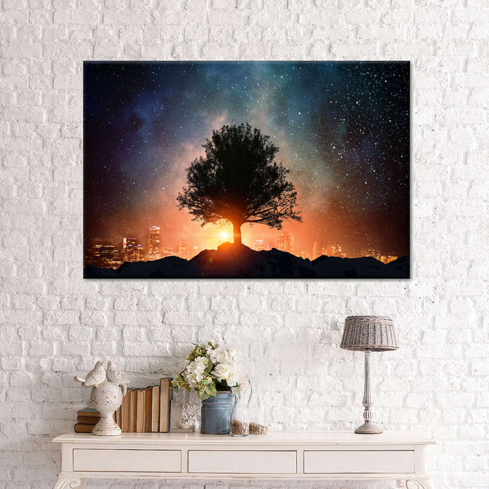 ElephantStock Starry Tree Wall Art