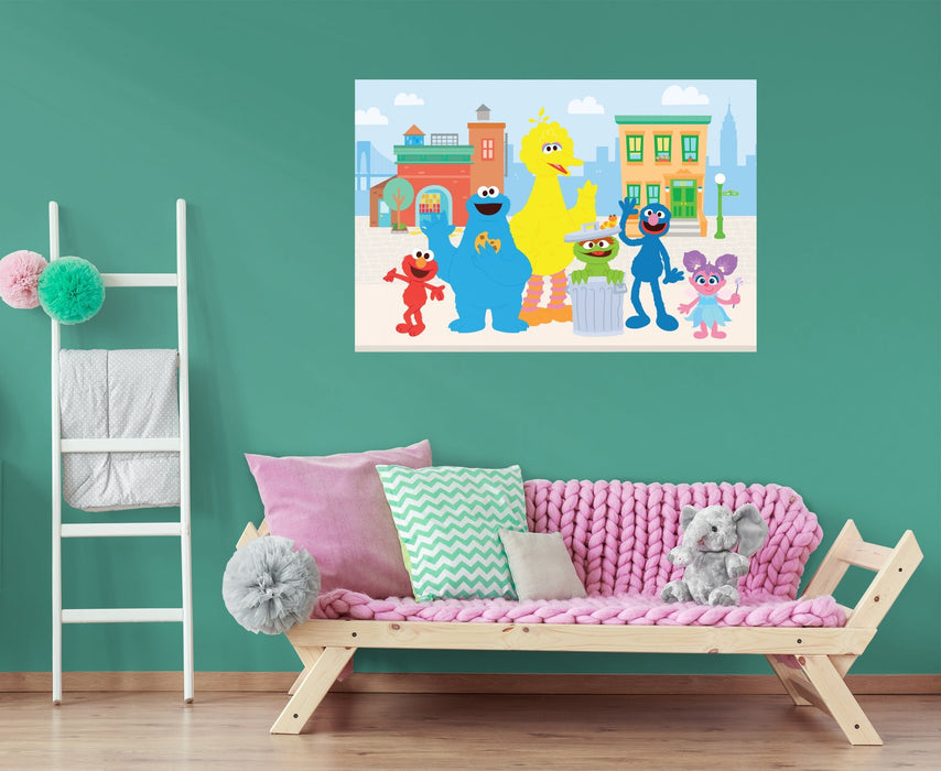 Fathead Sesame Street Friends - Officially Licensed Sesame Street Removable Adhesive Decal